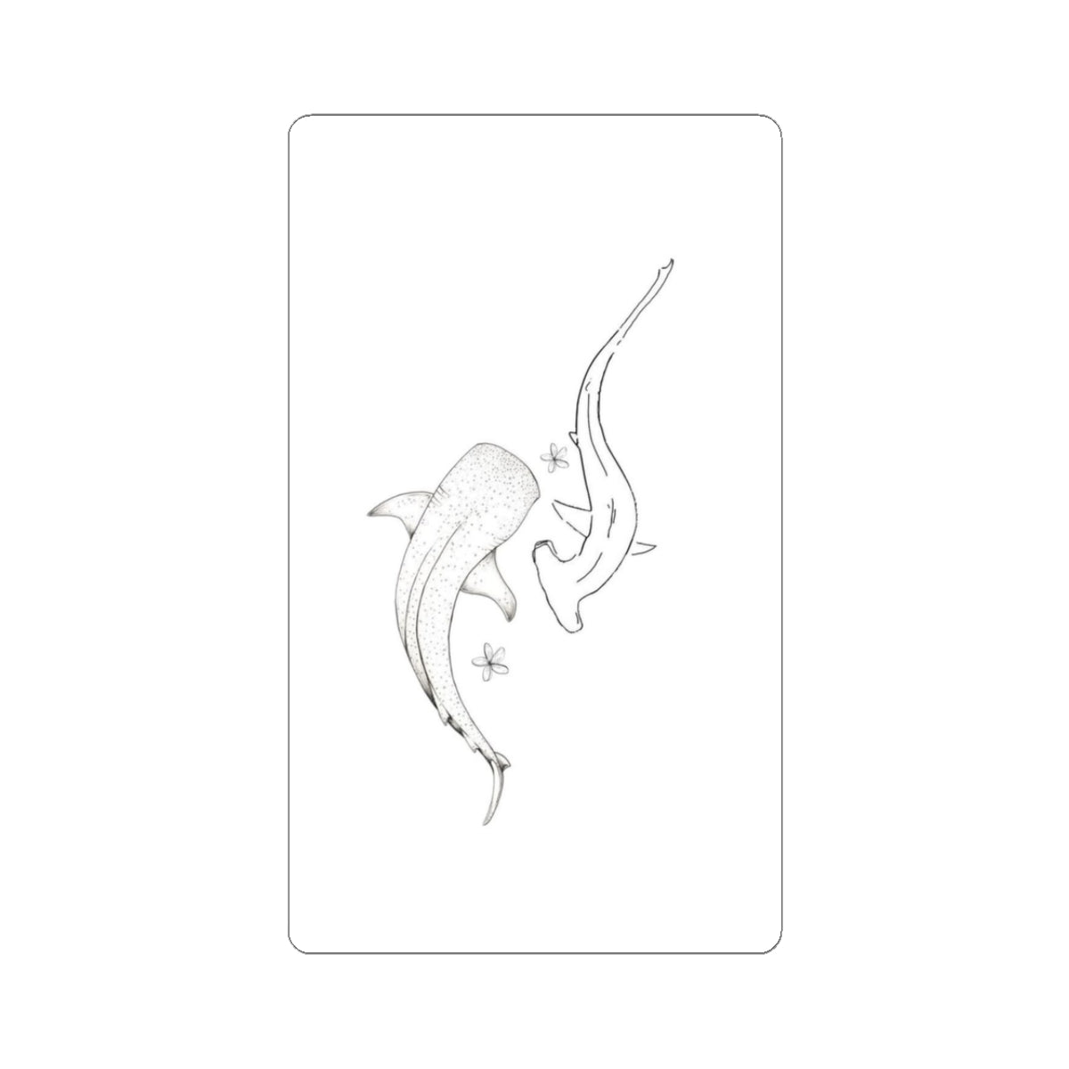 whale shark sticker